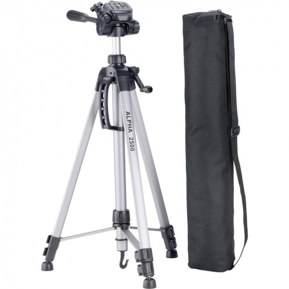 Cullmann Alpha 2500 Aluminium Tripod + Mobile Phone Holder